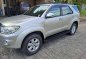 Silver Toyota Fortuner 2010 for sale in Manual-0