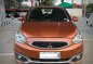 Orange Mitsubishi Mirage 2016 for sale in Manila-8