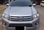Silver Toyota Hilux 2017 for sale in Dasmariñas-0
