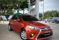 Orange Toyota Yaris 2015 for sale in Automatic-1