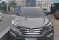 Selling Grey Hyundai Santa Fe 2013 SUV / MPV at 83000 in Manila-0