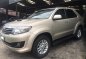 Green Toyota Fortuner 2014 for sale in Automatic-0