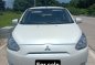 Pearl White Mitsubishi Mirage 2013 for sale in Calumpit-0