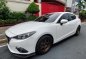 White Mazda 3 2015 for sale in Mandaluyong-0