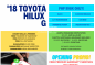 2018 Toyota Hilux in Quezon City, Metro Manila-0