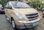 Gold Hyundai Starex 2010 Van at 67000 for sale in Manila-0