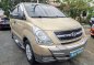 Gold Hyundai Starex 2010 Van at 67000 for sale in Manila-1