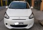 White Mitsubishi Mirage 2014 for sale in Angono-8