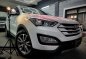 White Hyundai Santa Fe 2013 for sale in Manila-1