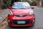Sell Red 2013 Kia Picanto Hatchback at Automatic in  at 25000 in Manila-0