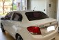 White Honda Brio amaze 2015 for sale in Quezon City-3
