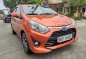Orange Toyota Wigo 2018 Hatchback at 43000 for sale in Manila-0