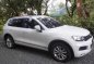 Pearl White Volkswagen Touareg 2015 for sale in Parañaque-1