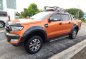 Orange Ford Ranger 2018 for sale in Manual-0