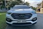 White Hyundai Santa Fe 2017 for sale in -0