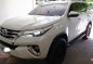 Pearl White Toyota Fortuner 2018 for sale in Manila-0