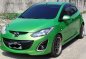 Green Mazda 2 Hatchback 2012 for sale in Makati-1