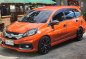 Orange Honda Mobilio 2015 for sale in -4