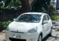 White Mitsubishi Mirage 2014 Hatchback for sale in Antipolo-1