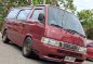 Red Nissan Urvan 2015 Van at 48000 for sale in Manila-5