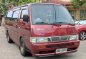 Red Nissan Urvan 2015 Van at 48000 for sale in Manila-0